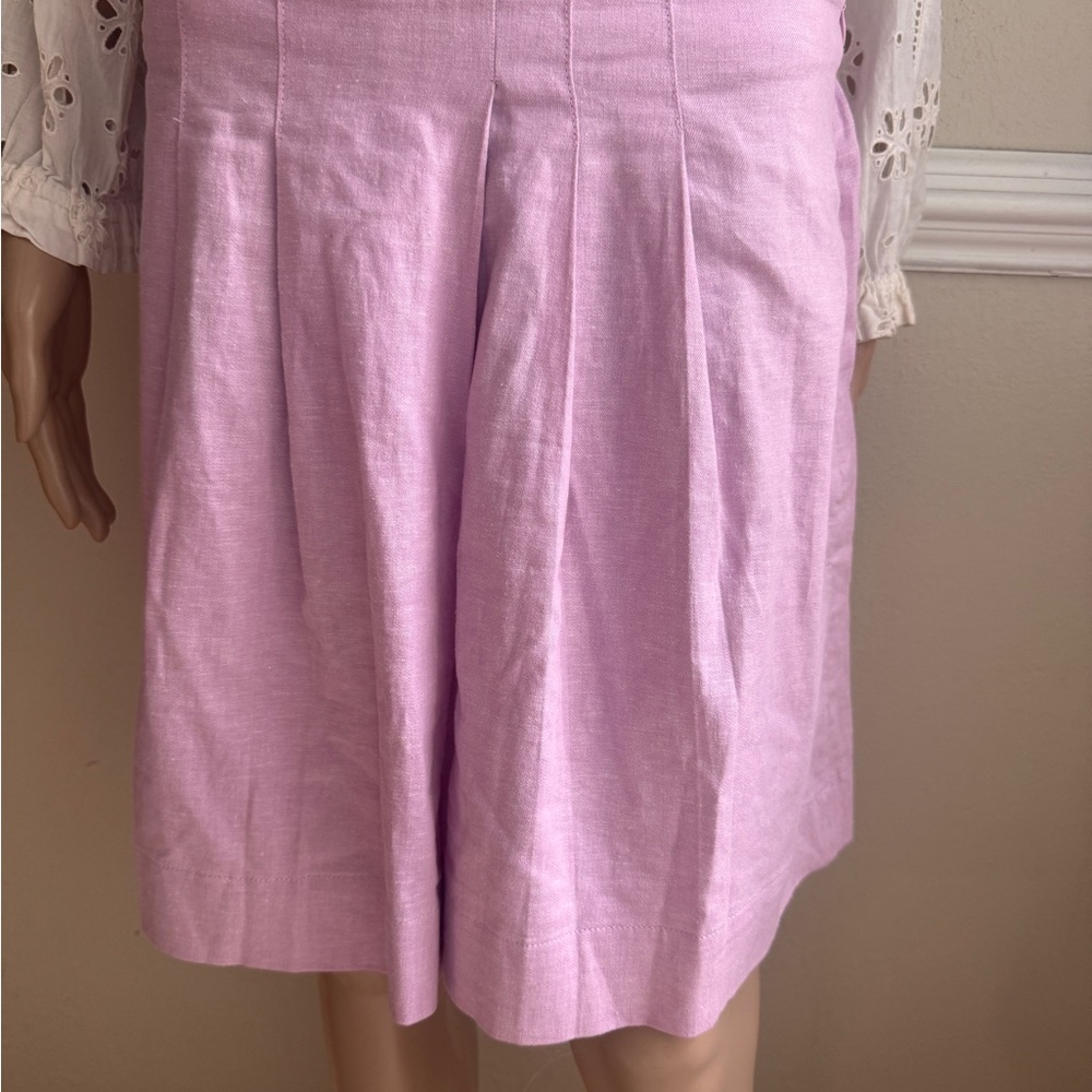 Banana Republic Pink Linen Blend Shorts Size M | High Waist Pleated Chic
Used - Picture 3 of 7